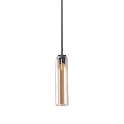 Long Tube Glass Pendant Lamp