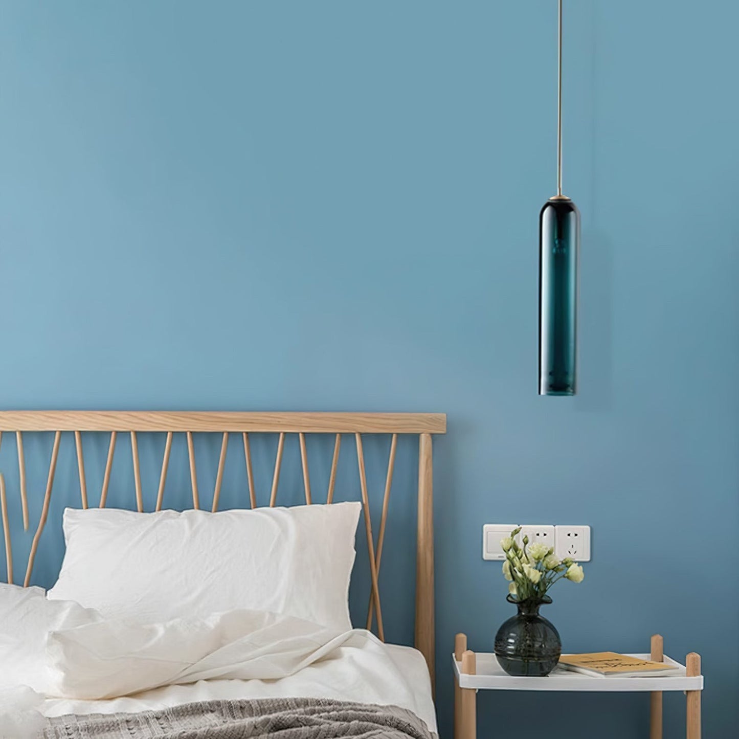 Long Tube Glass Pendant Lamp