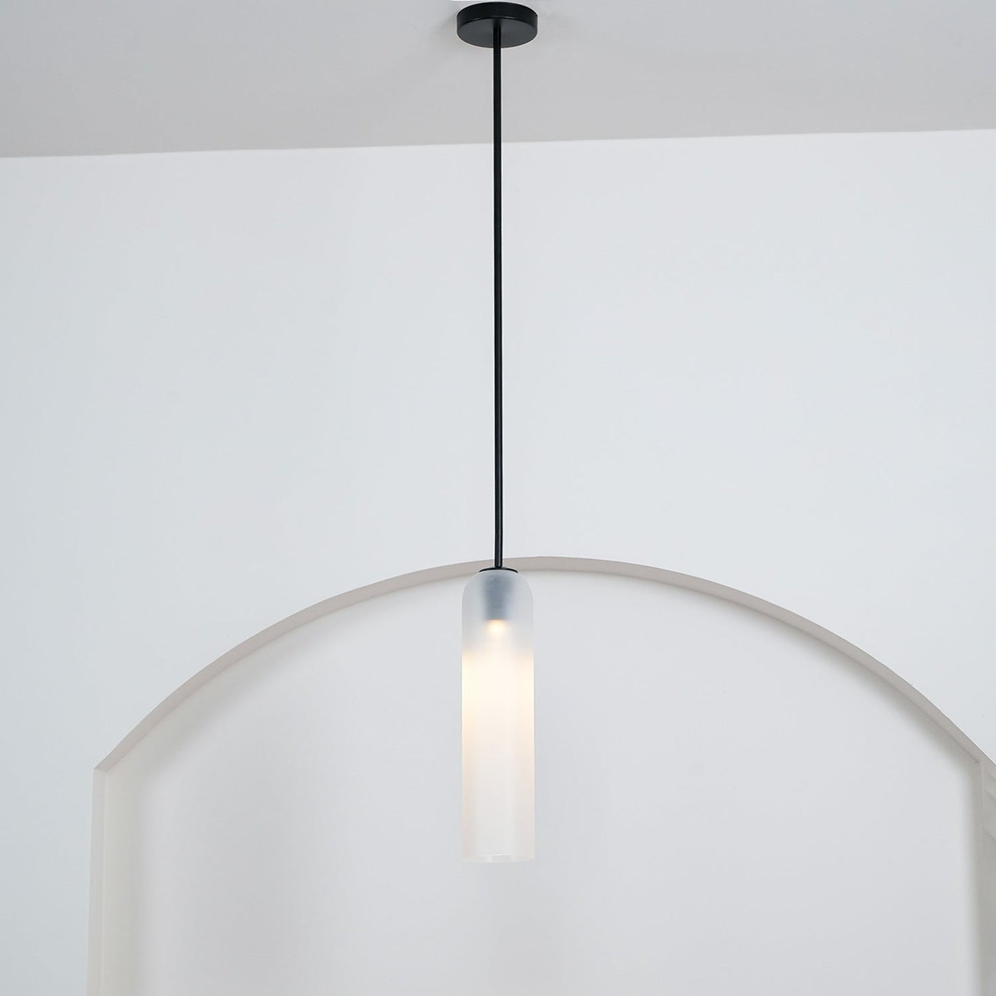 Long Tube Glass Pendant Lamp