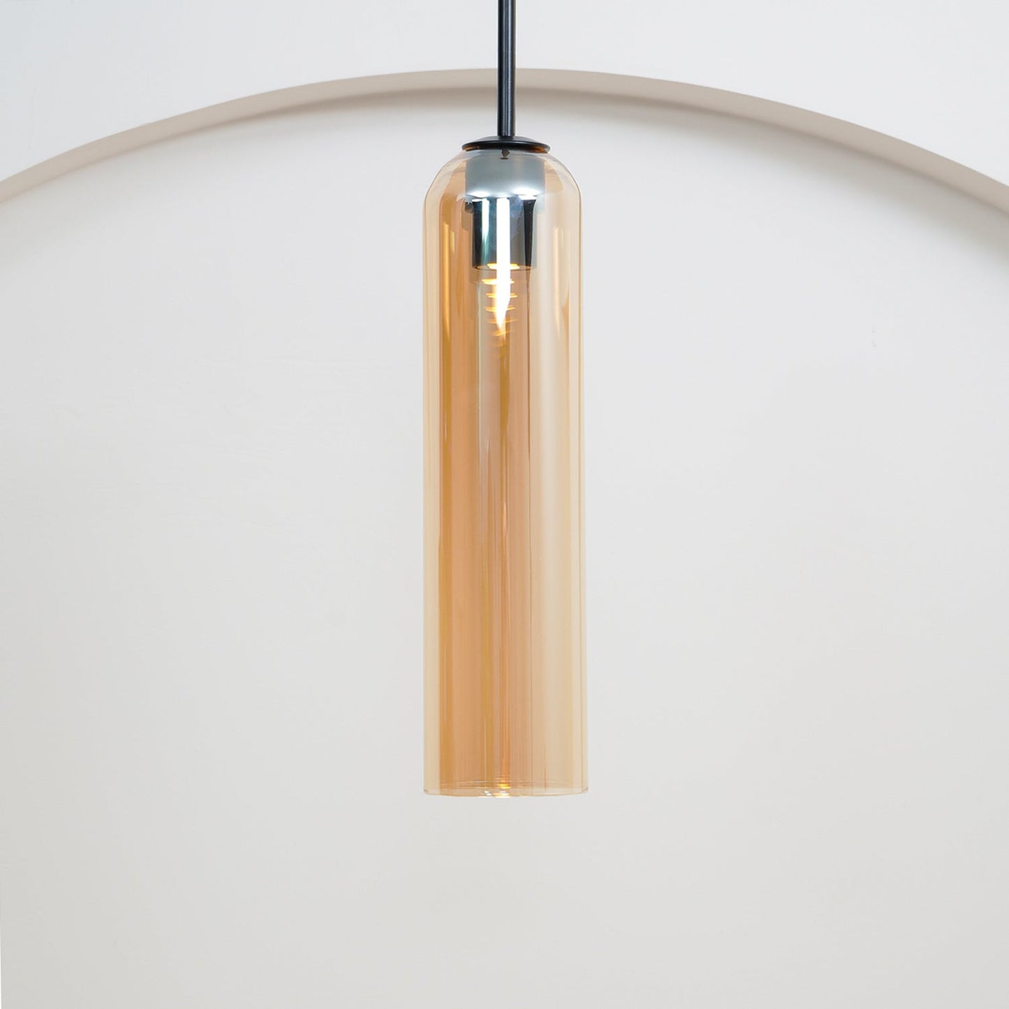 Long Tube Glass Pendant Lamp