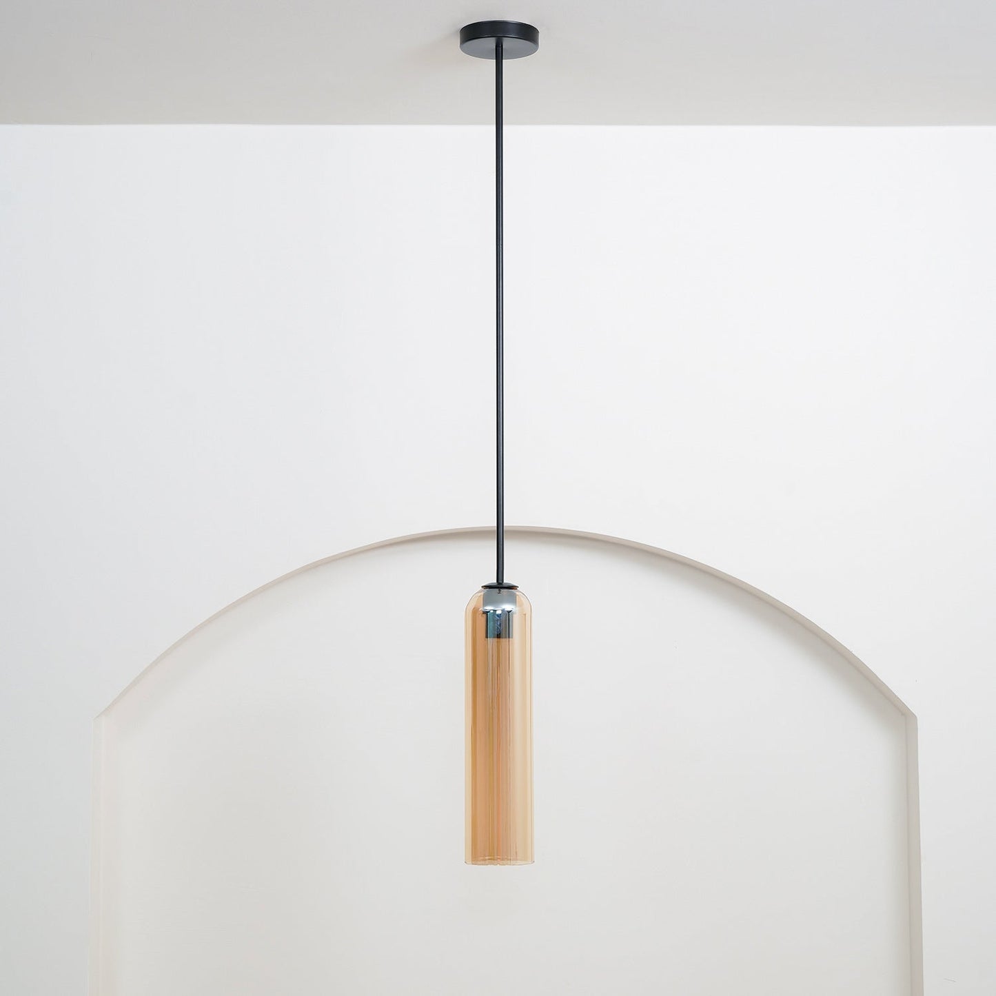 Long Tube Glass Pendant Lamp