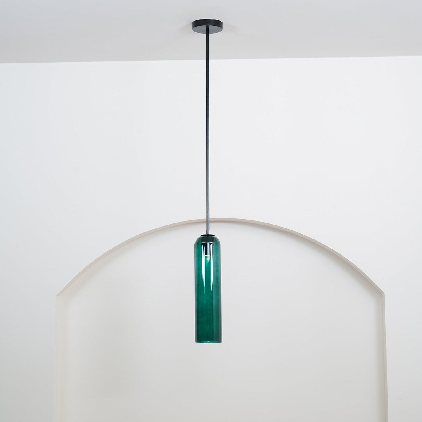 Long Tube Glass Pendant Lamp
