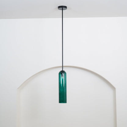 Long Tube Glass Pendant Lamp