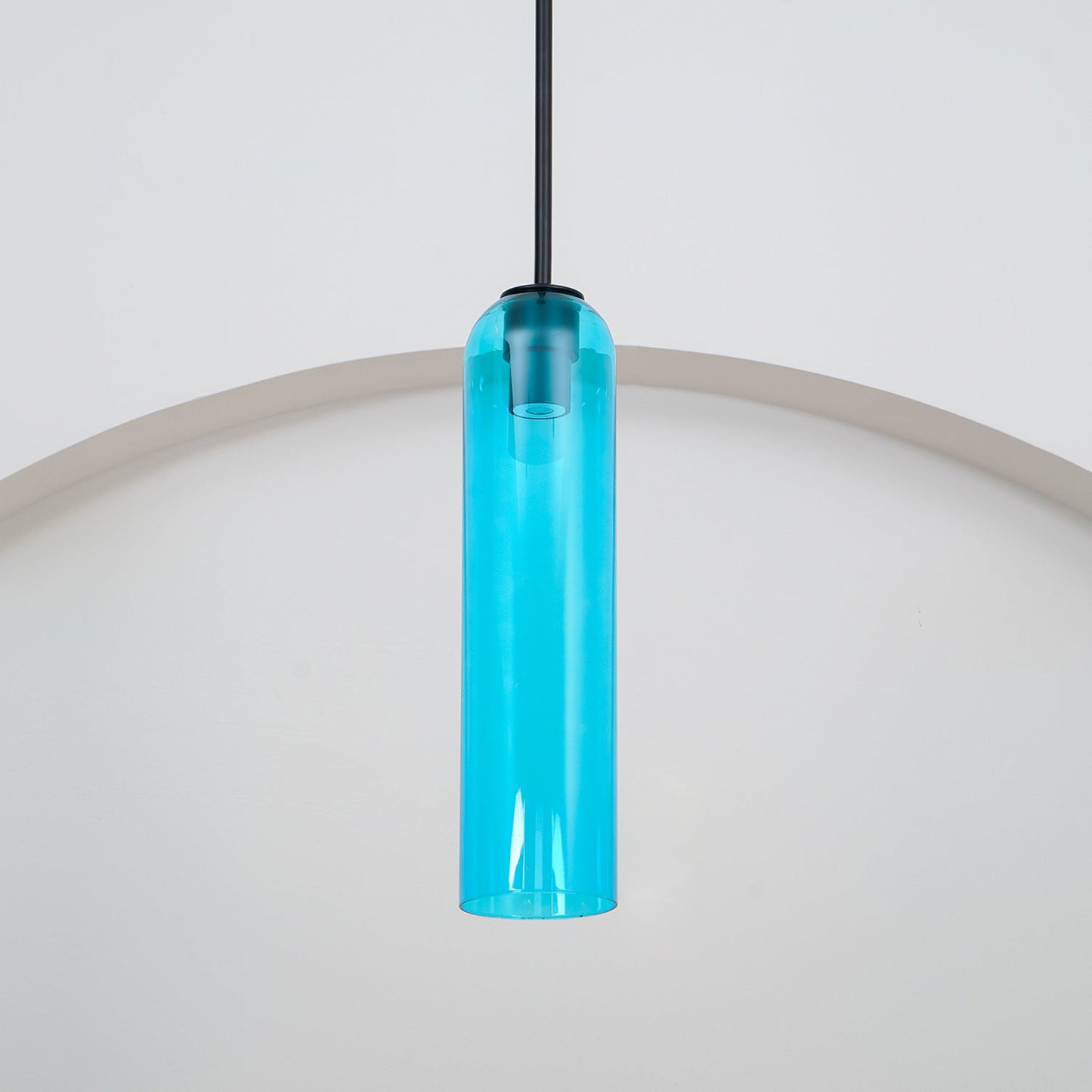 Long Tube Glass Pendant Lamp