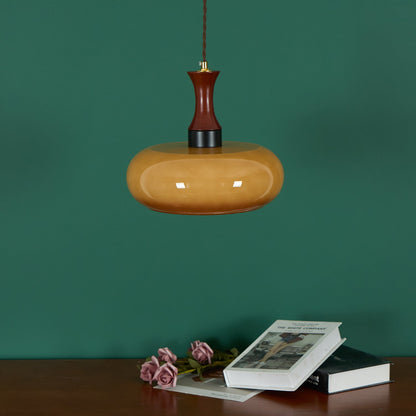 Luna Glass Plug In Pendant Light