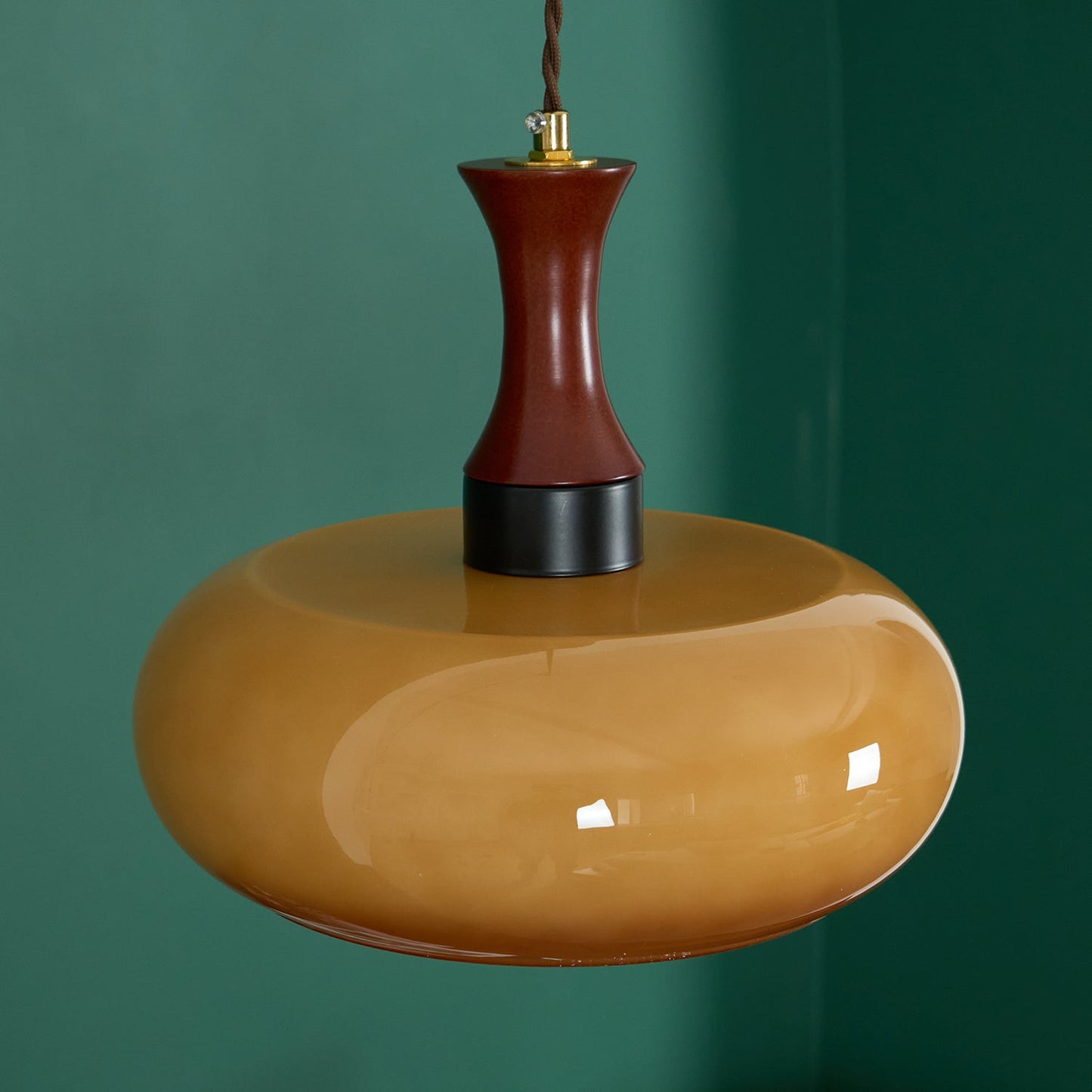 Luna Glass Plug In Pendant Light
