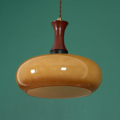 Luna Glass Plug In Pendant Light