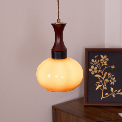 Luna Glass Plug In Pendant Light