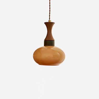 Luna Glass Plug In Pendant Light