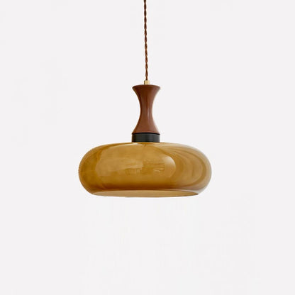 Luna Glass Plug In Pendant Light