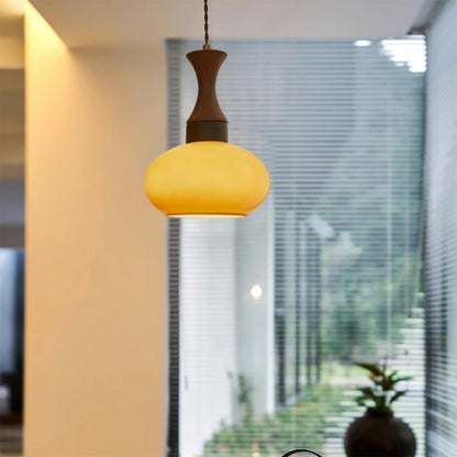 Luna Glass Plug In Pendant Light