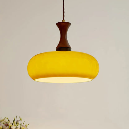 Luna Glass Plug In Pendant Light