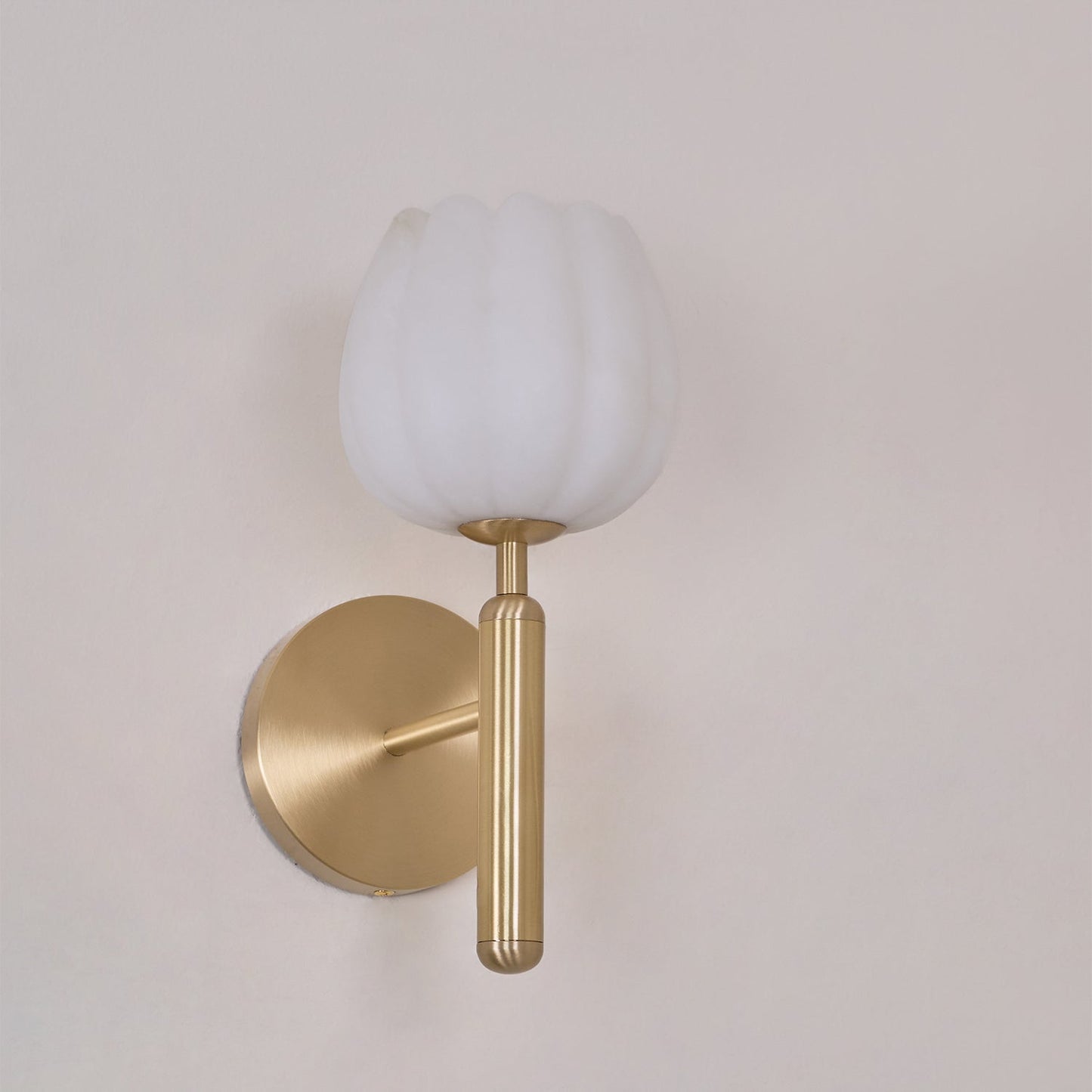 Flora Brass Wall Lamp