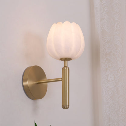 Flora Brass Wall Lamp