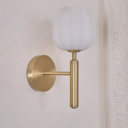 Flora Brass Wall Lamp