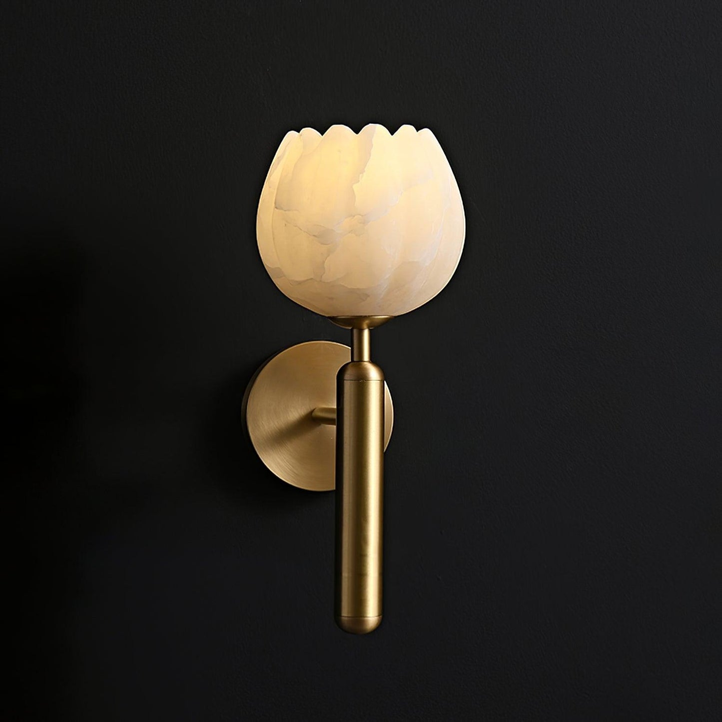 Flora Brass Wall Lamp