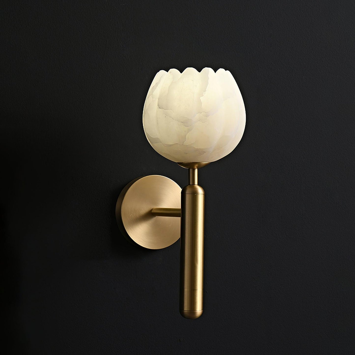 Flora Brass Wall Lamp