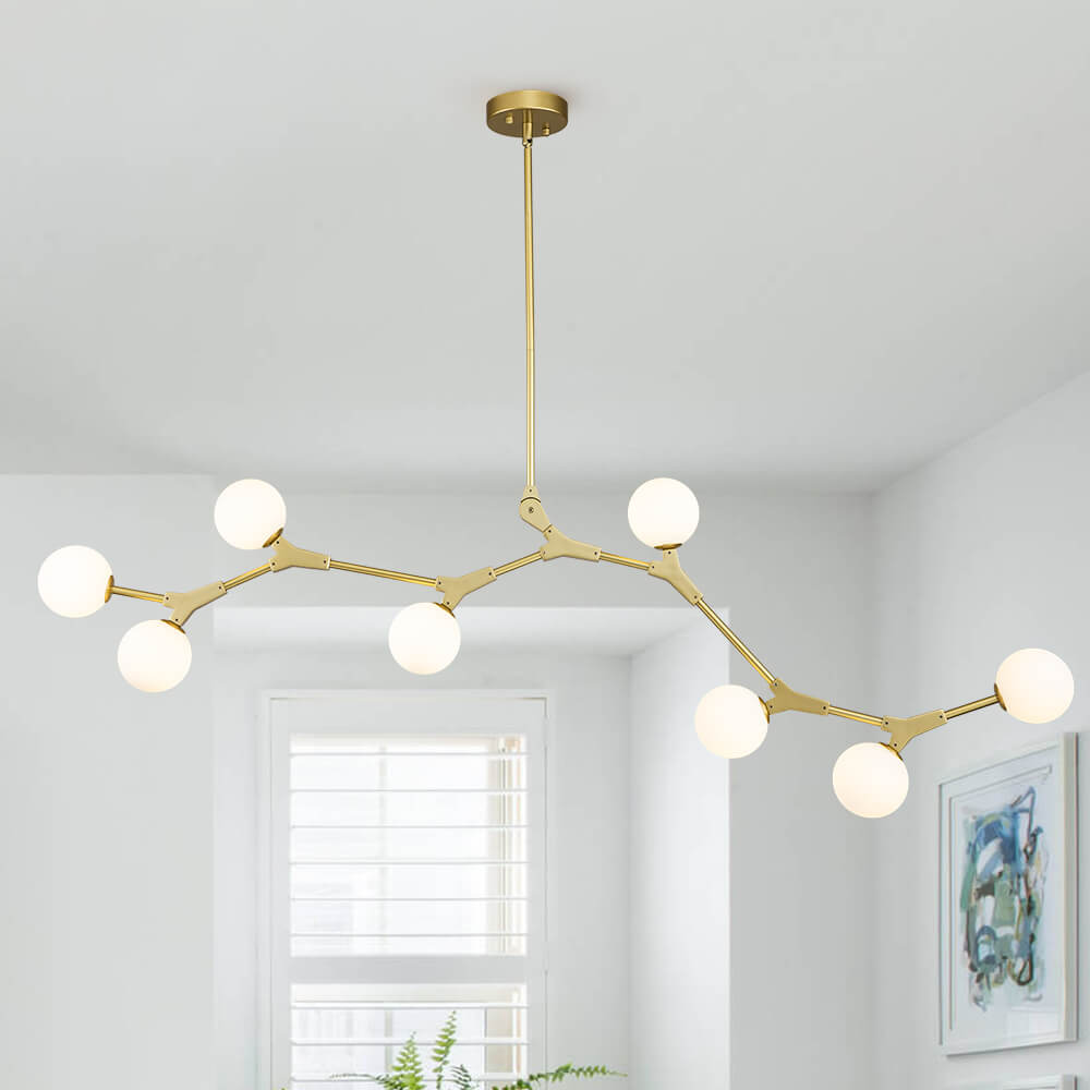 Linear Branching Bubble Chandelier