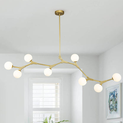 Linear Branching Bubble Chandelier