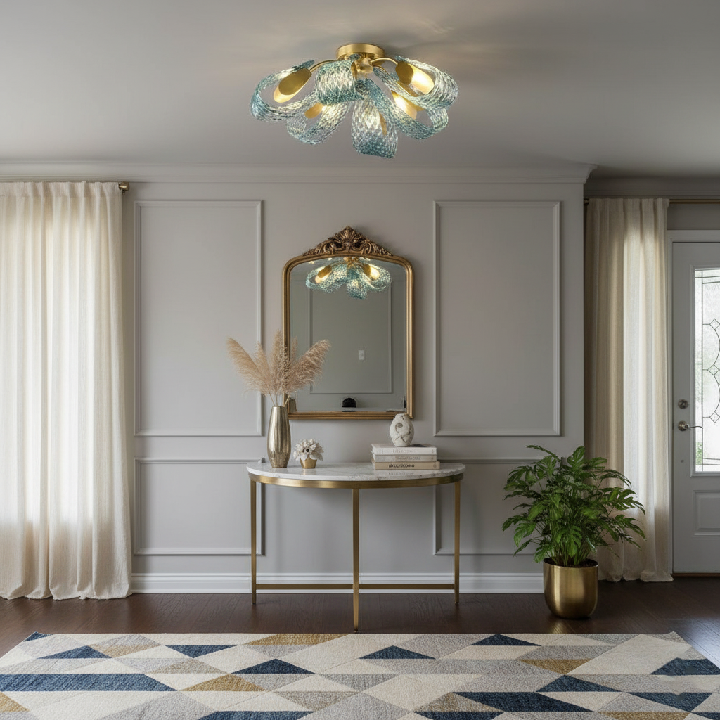 Mocenigo Azure Ceiling Light
