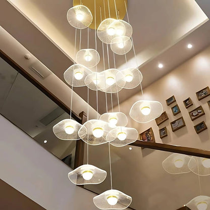 Lotus Glow LED Chandelier
