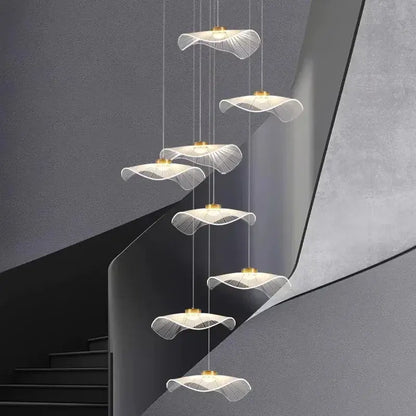 Lotus Glow LED Chandelier