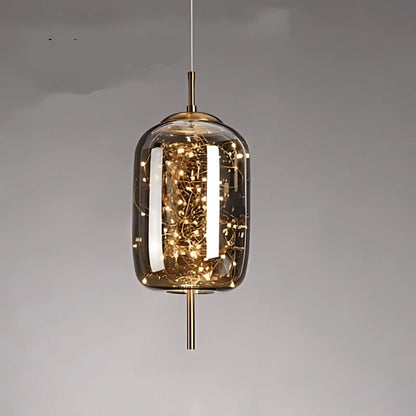 Nebula Smoky Glass Pendant Light