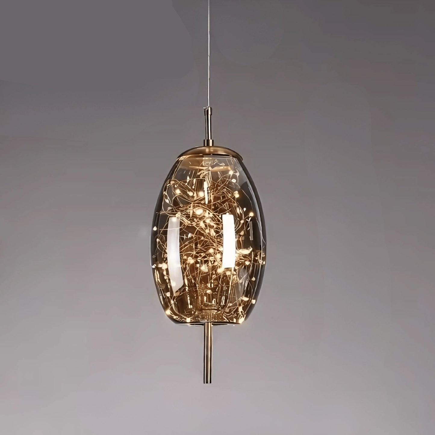 Nebula Smoky Glass Pendant Light