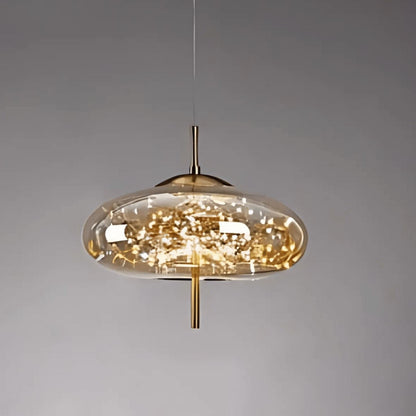 Nebula Smoky Glass Pendant Light