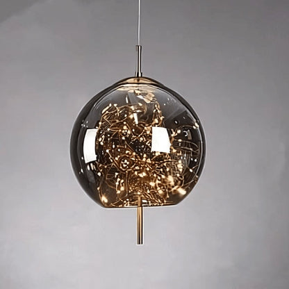 Nebula Smoky Glass Pendant Light