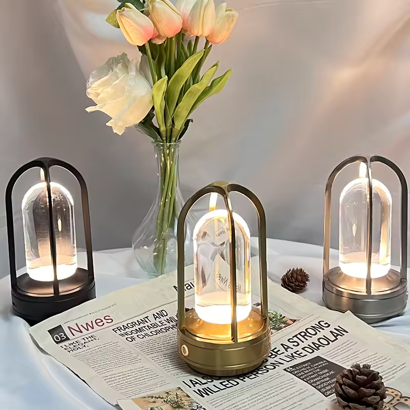 Lumora Cordless LED Table Lamp with Touch Control