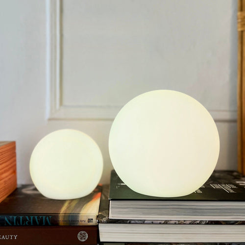 Cordless LED Moon Globe Table Lamp