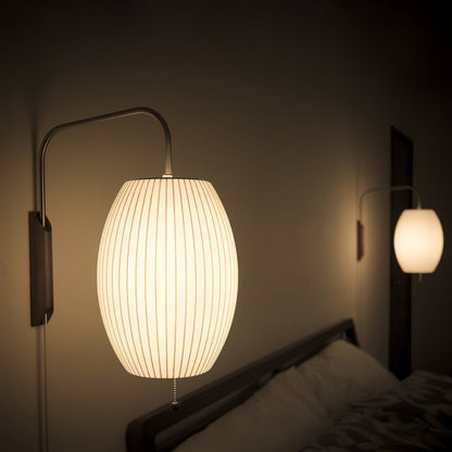 Modern Walnut Wall Lamp
