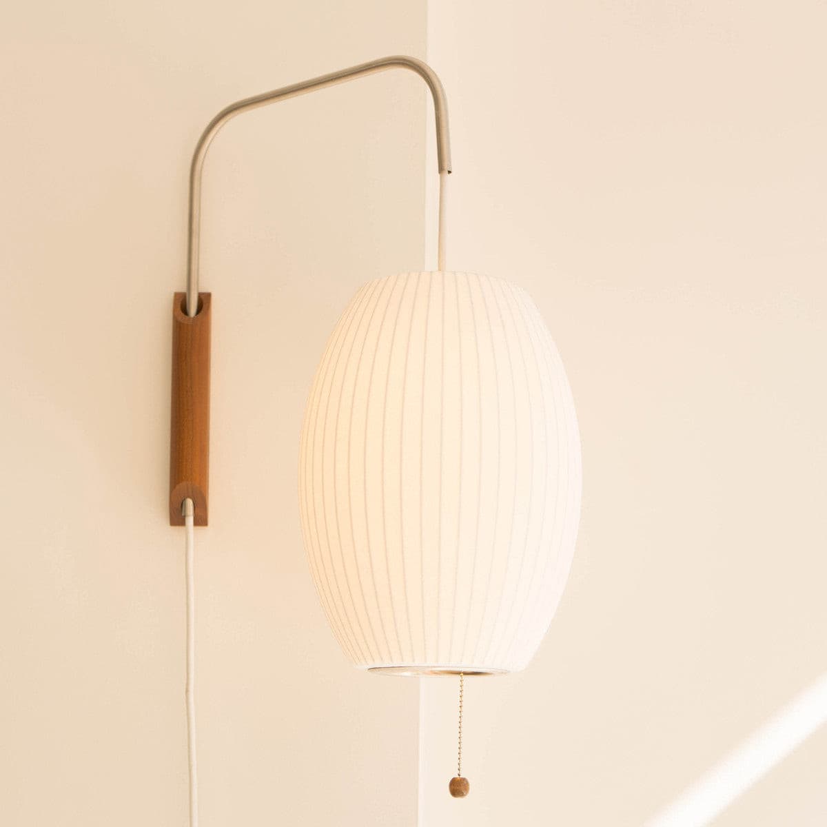 Modern Walnut Wall Lamp