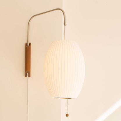 Modern Walnut Wall Lamp