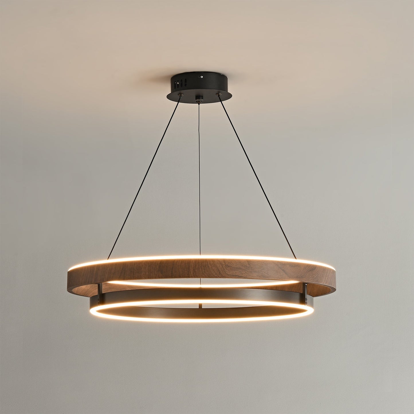 Double Ring LED Chandelier