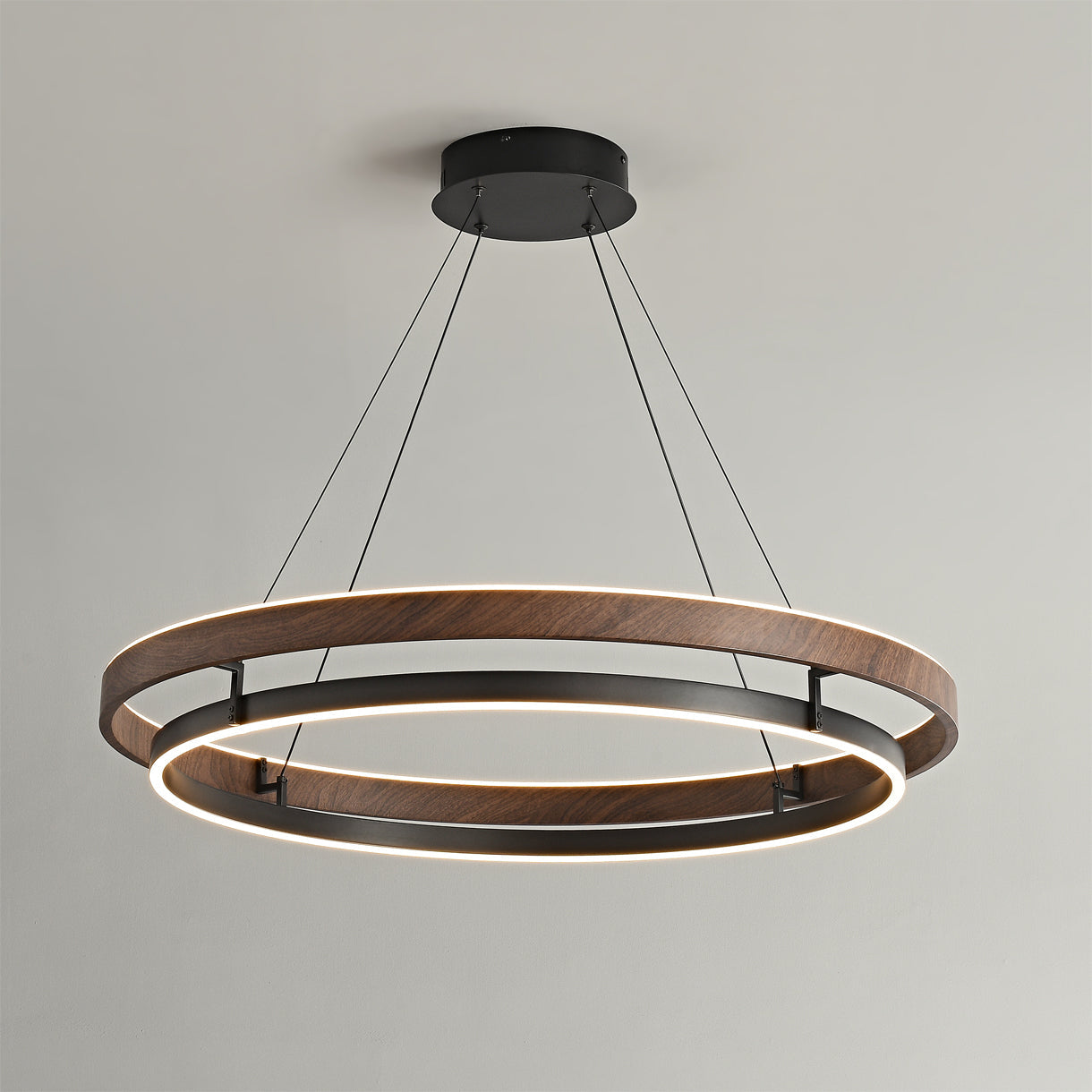 Double Ring LED Chandelier