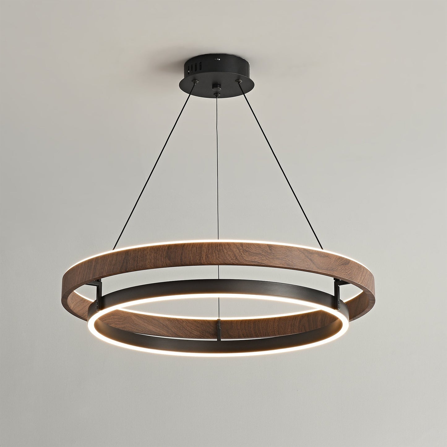 Double Ring LED Chandelier