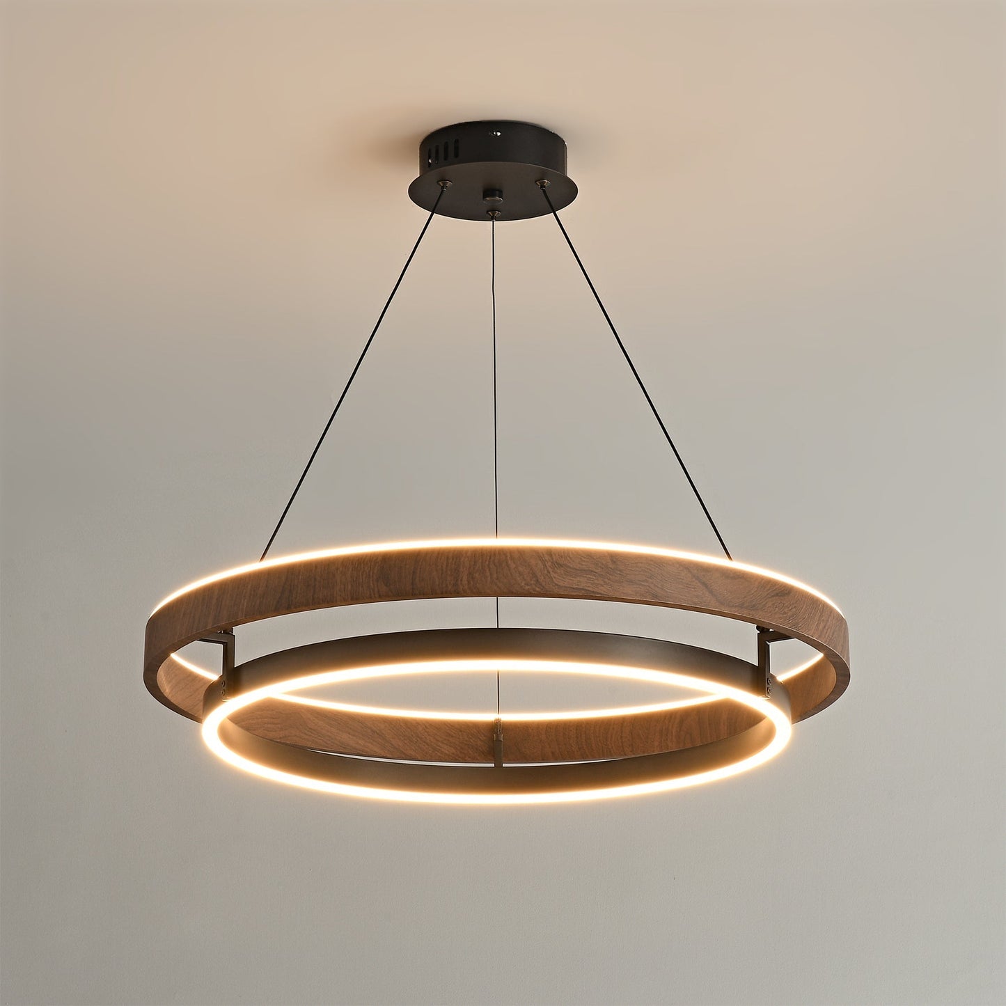 Double Ring LED Chandelier