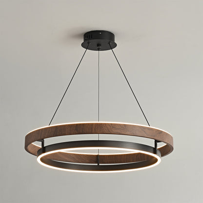 Double Ring LED Chandelier