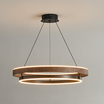 Double Ring LED Chandelier
