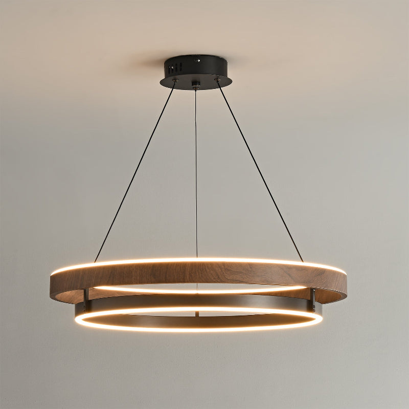 Double Ring LED Chandelier