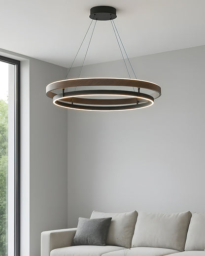 Double Ring LED Chandelier