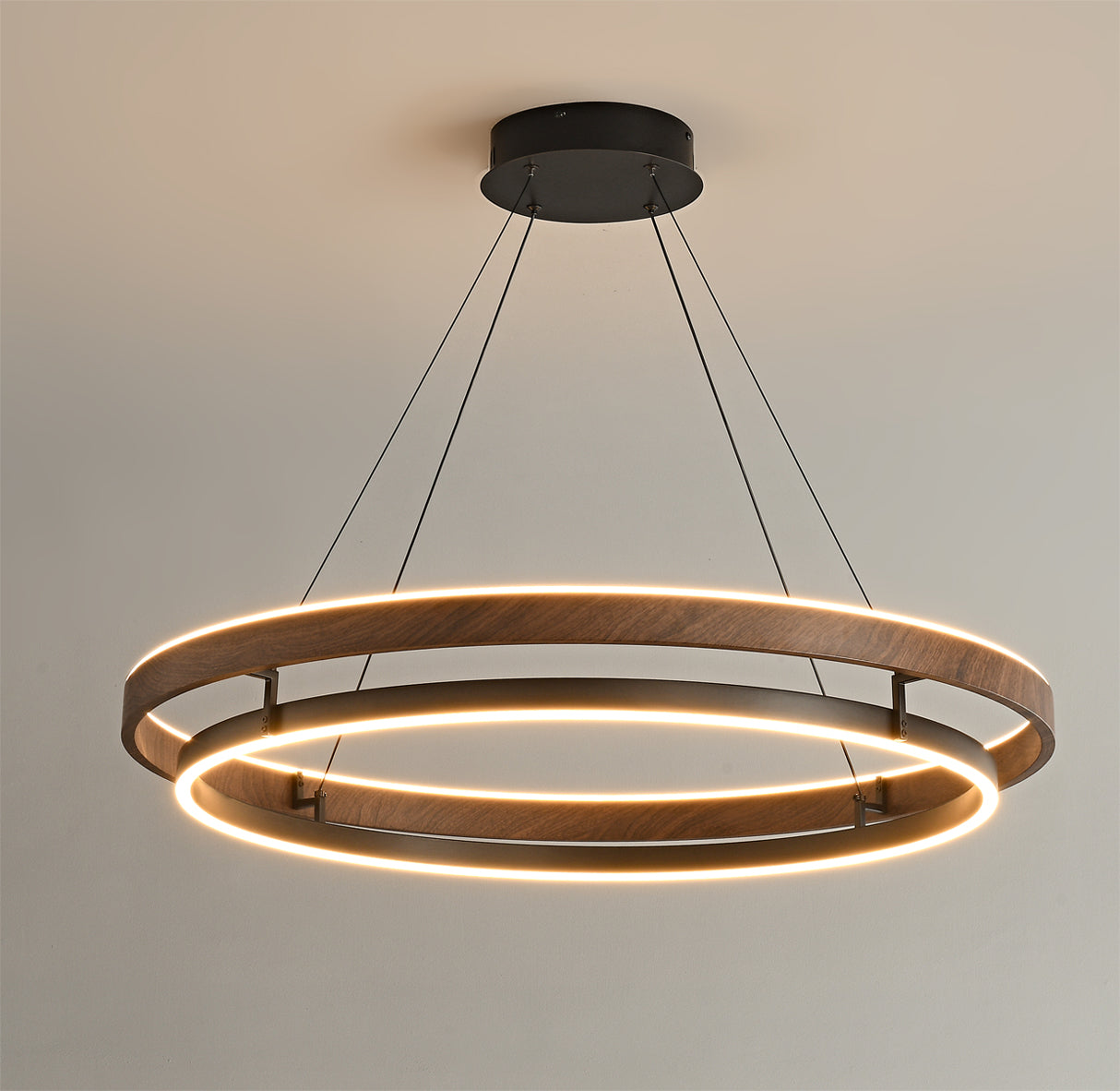 Double Ring LED Chandelier