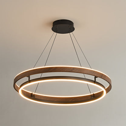 Double Ring LED Chandelier