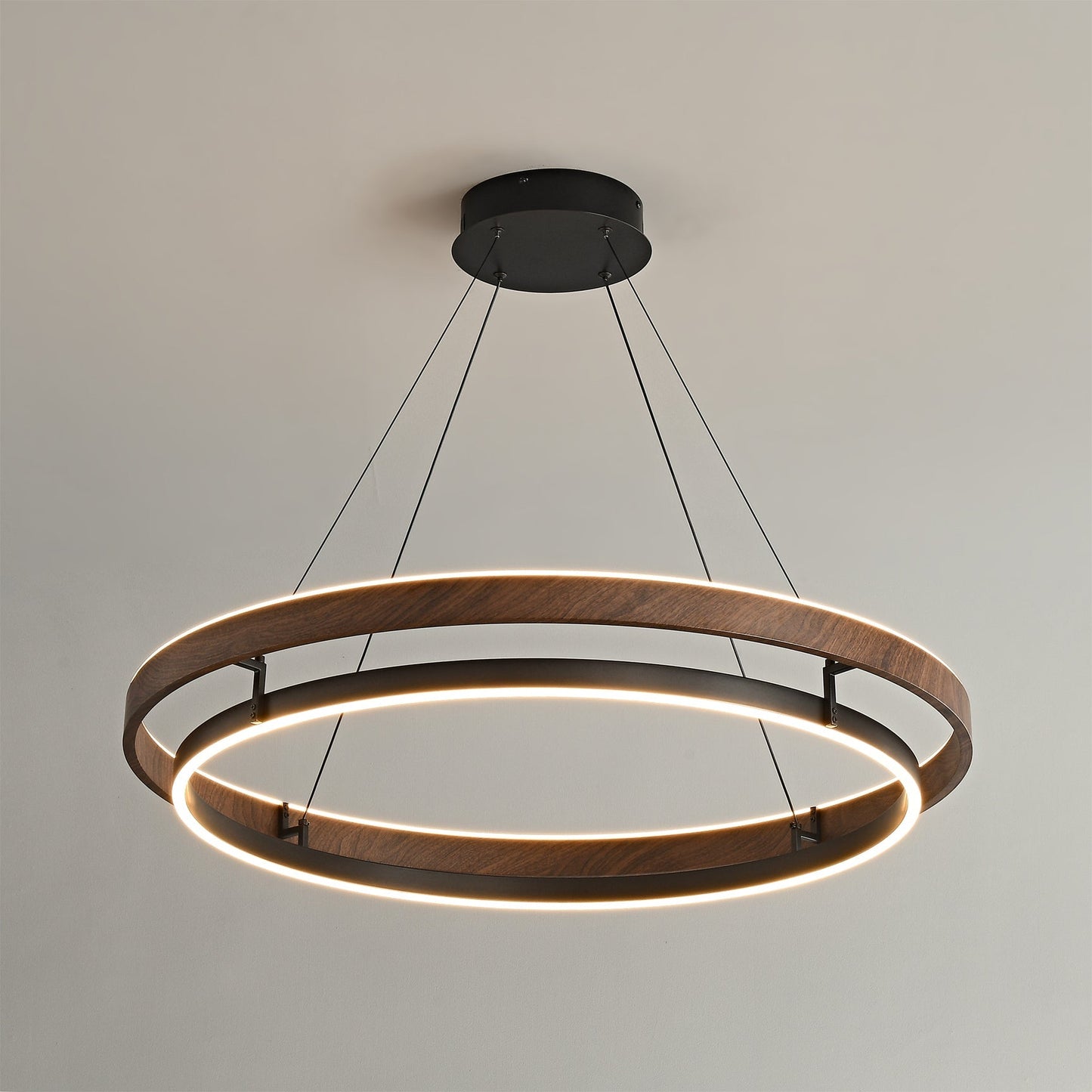 Double Ring LED Chandelier