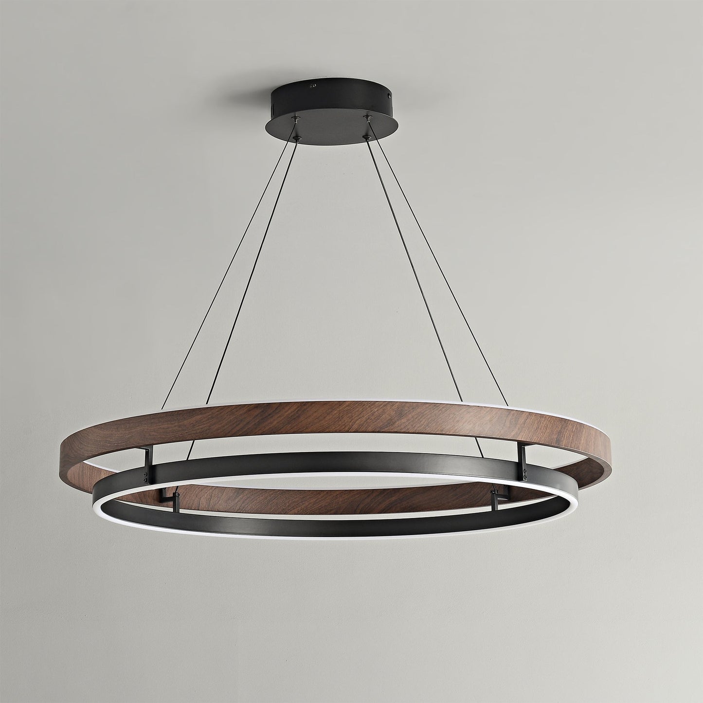 Double Ring LED Chandelier