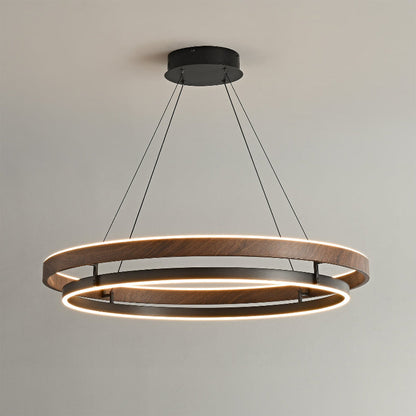 Double Ring LED Chandelier