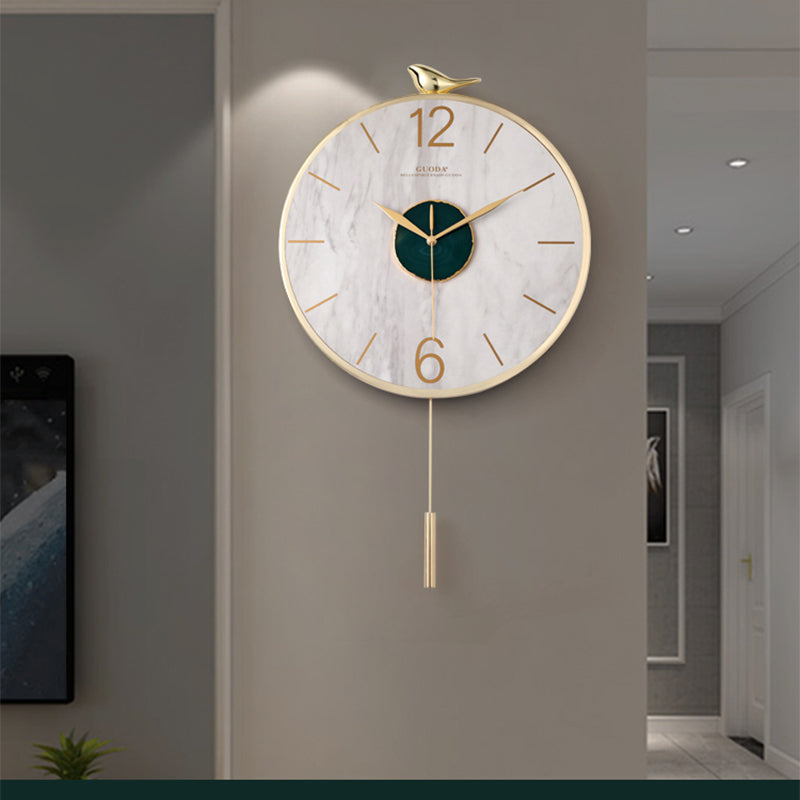Wall Clock with Pendulum