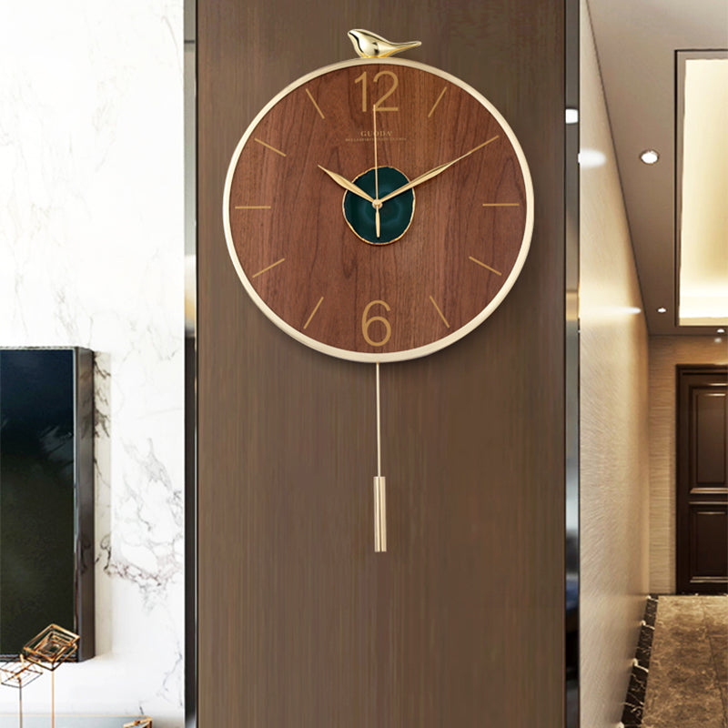 Wall Clock with Pendulum